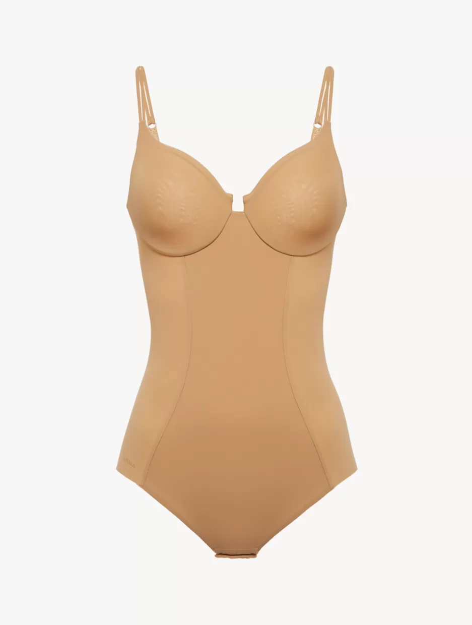 Bodysuits & Bustiers | Shapewear-La Perla Underwired Bodysuit In Nude