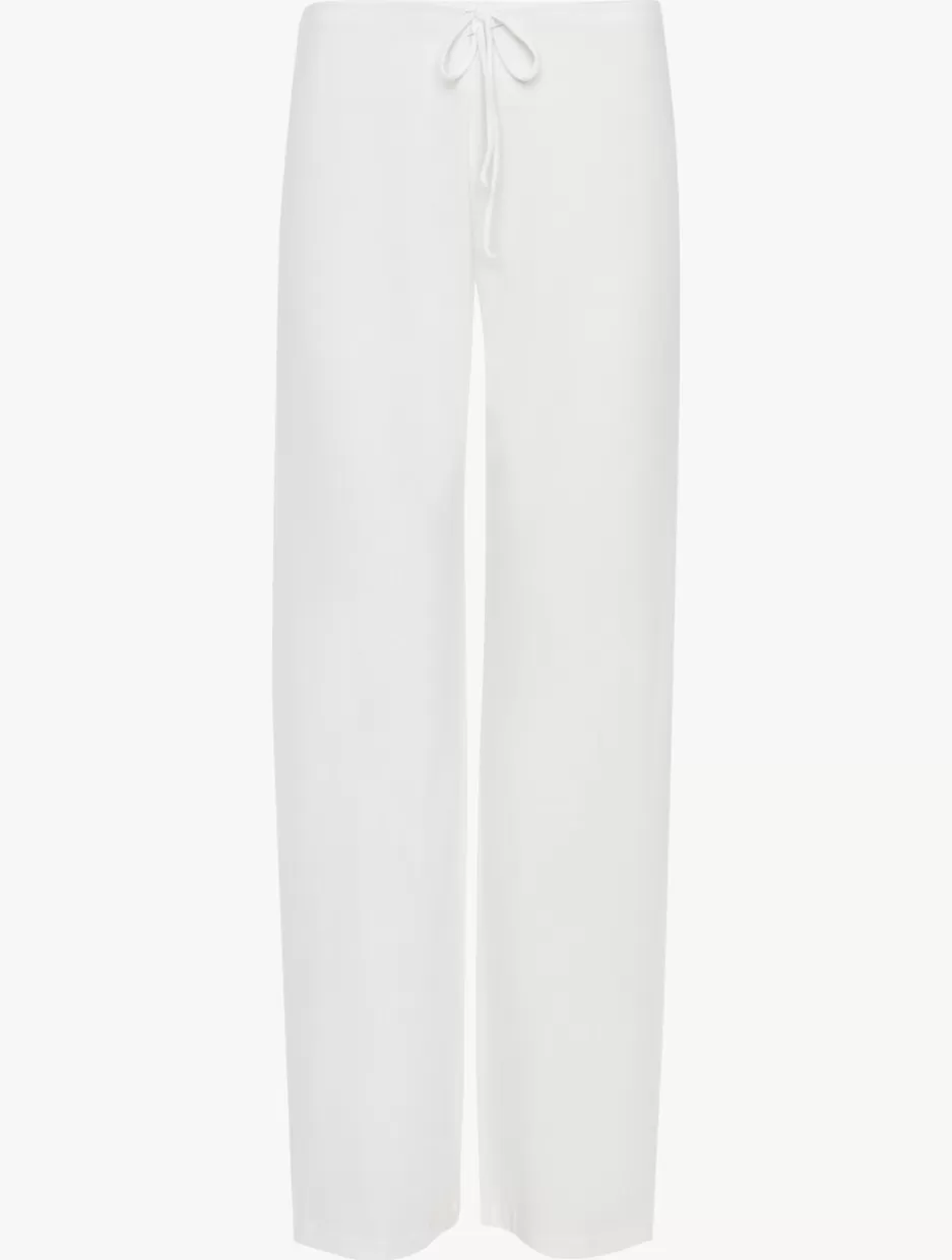 Pajamas | Loungewear-La Perla Cotton Trousers White