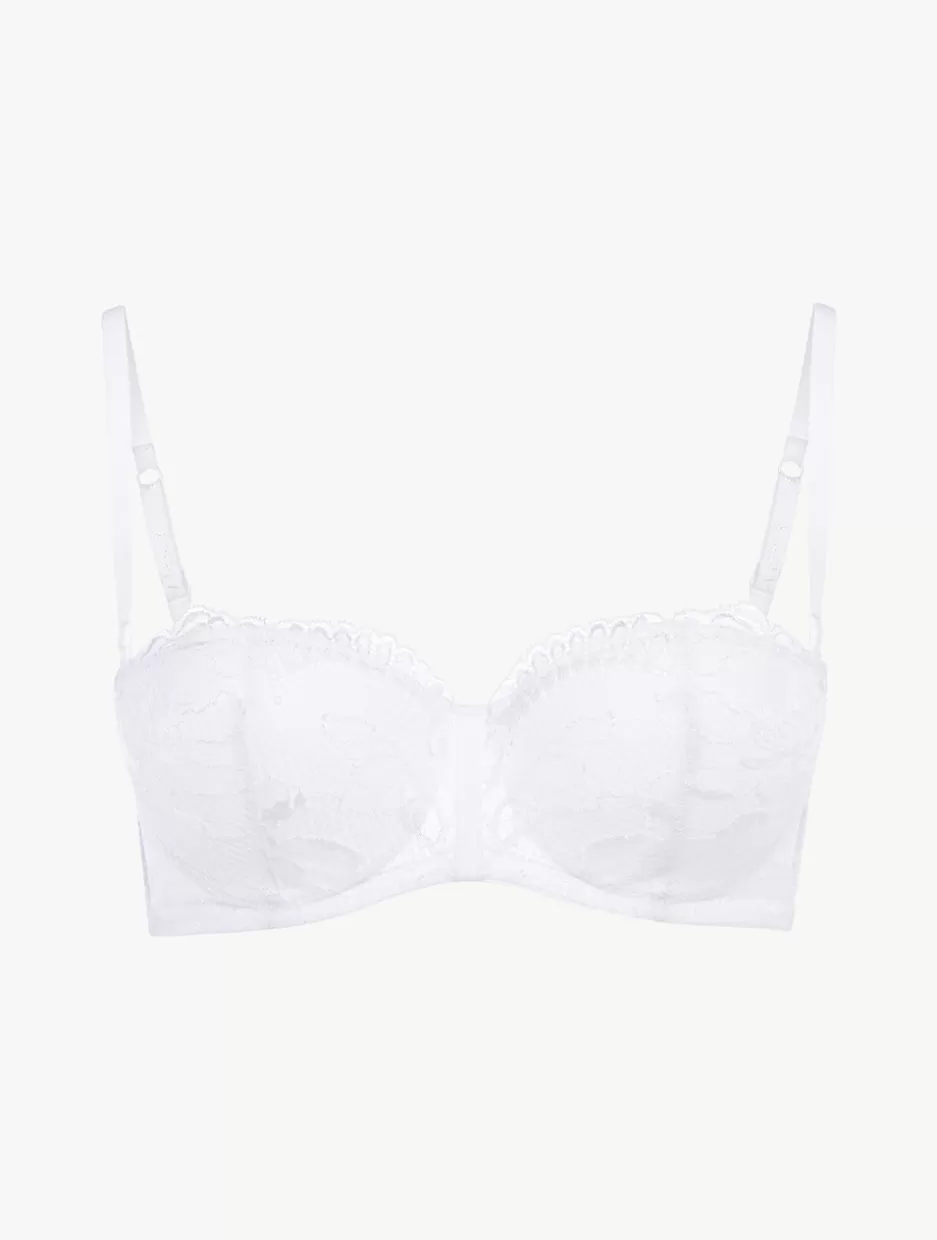 Bandeau | Padded-La Perla Lace Bandeau Bra White