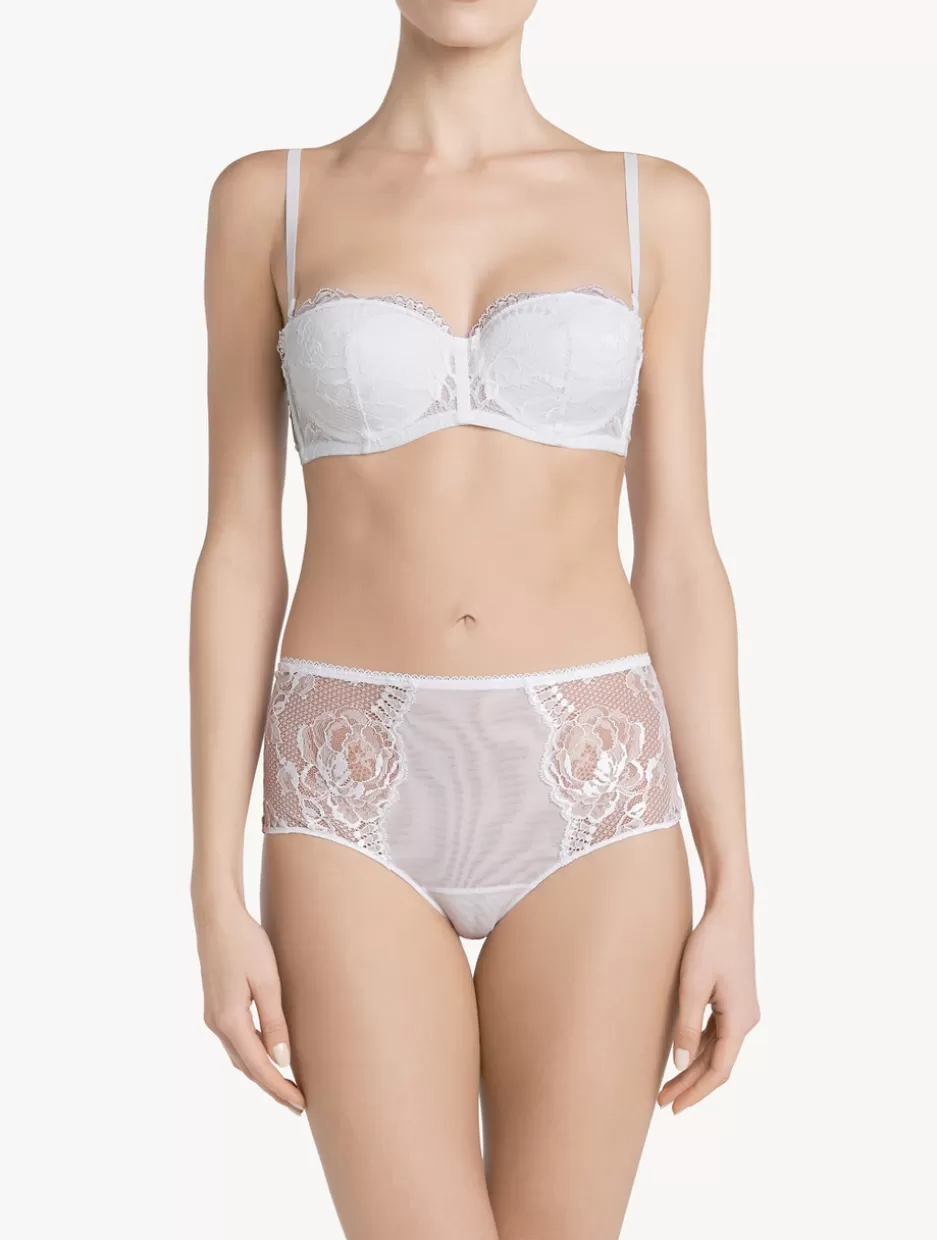 Bandeau | Padded-La Perla Lace Bandeau Bra White