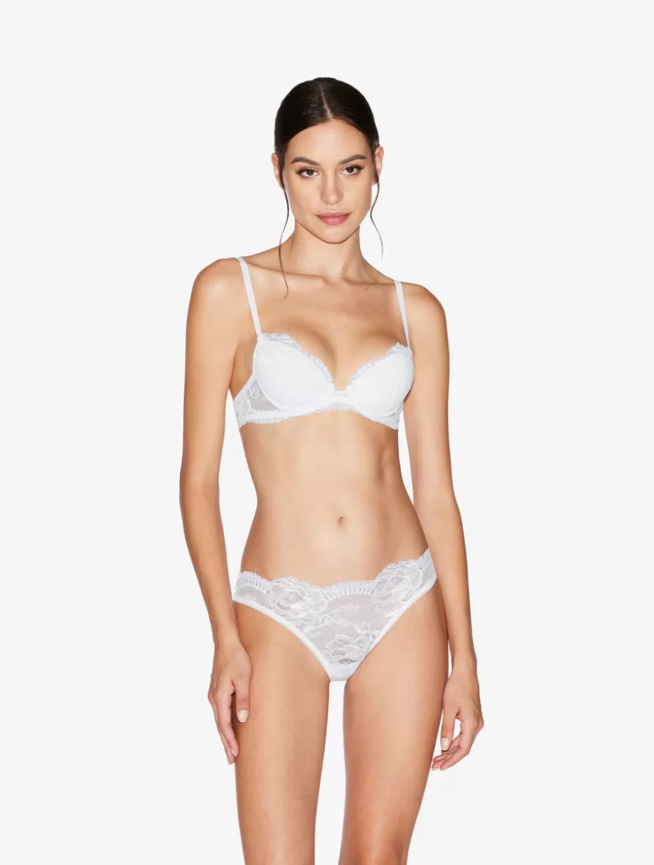 Padded | Push-Up-La Perla Lace Push-up Bra White