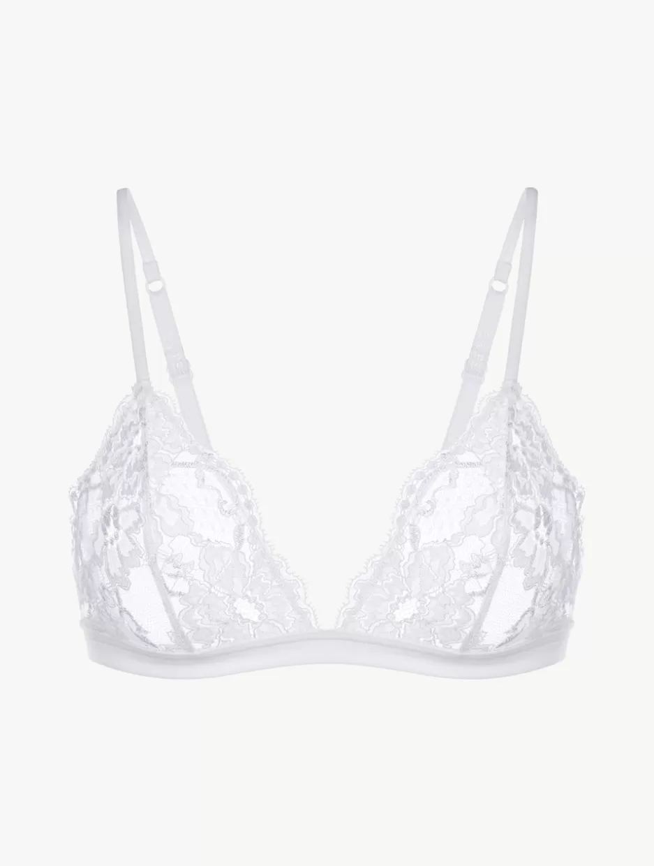 Triangle | Wireless-La Perla Lace Triangle Bra White