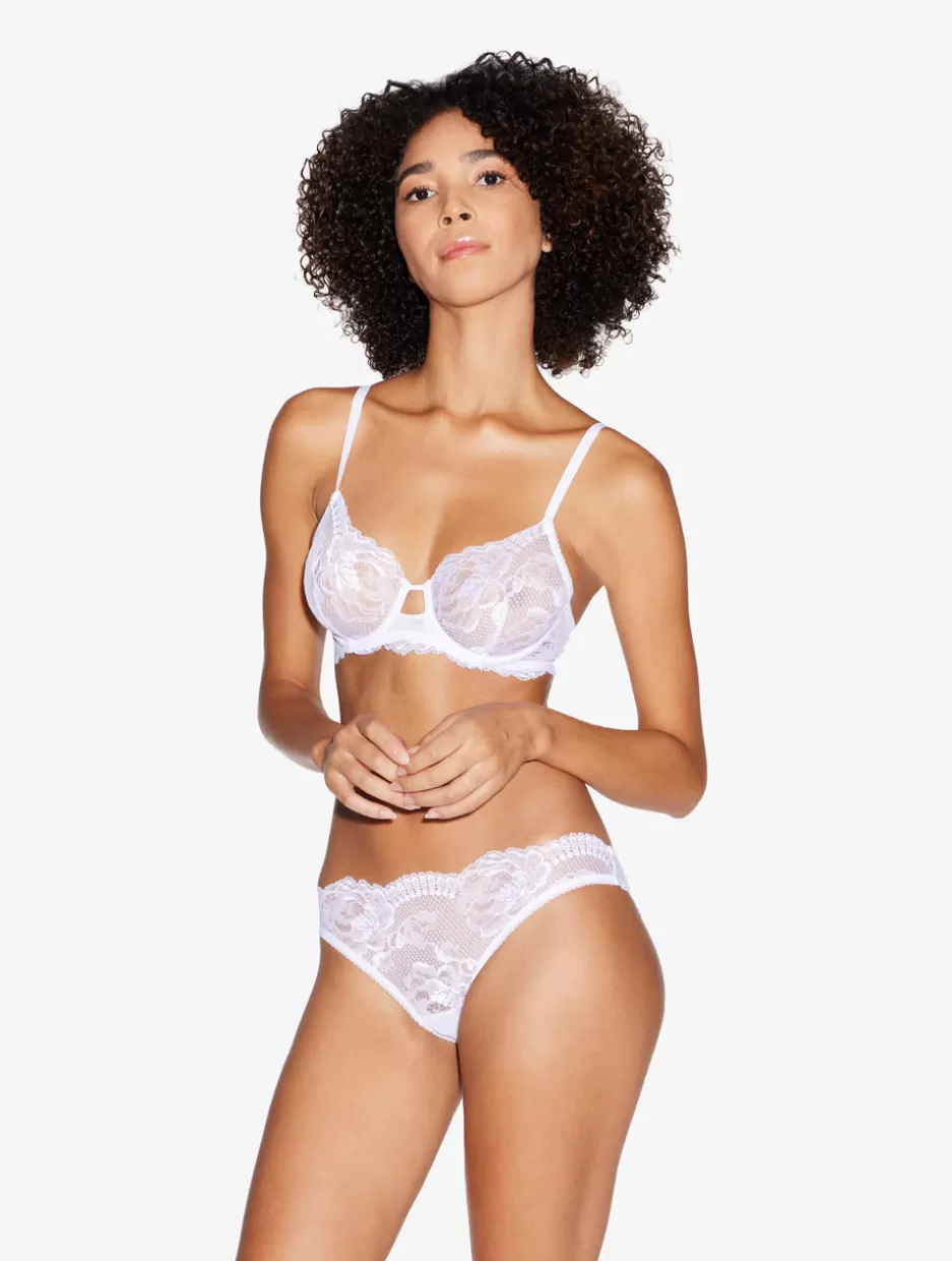 Underwired-La Perla Lace Underwired Bra White