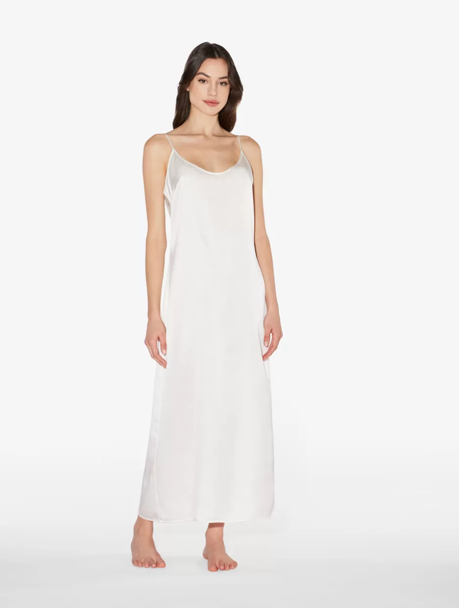 Slips & Dresses | Silk Sleepwear-La Perla Silk Long Slip White