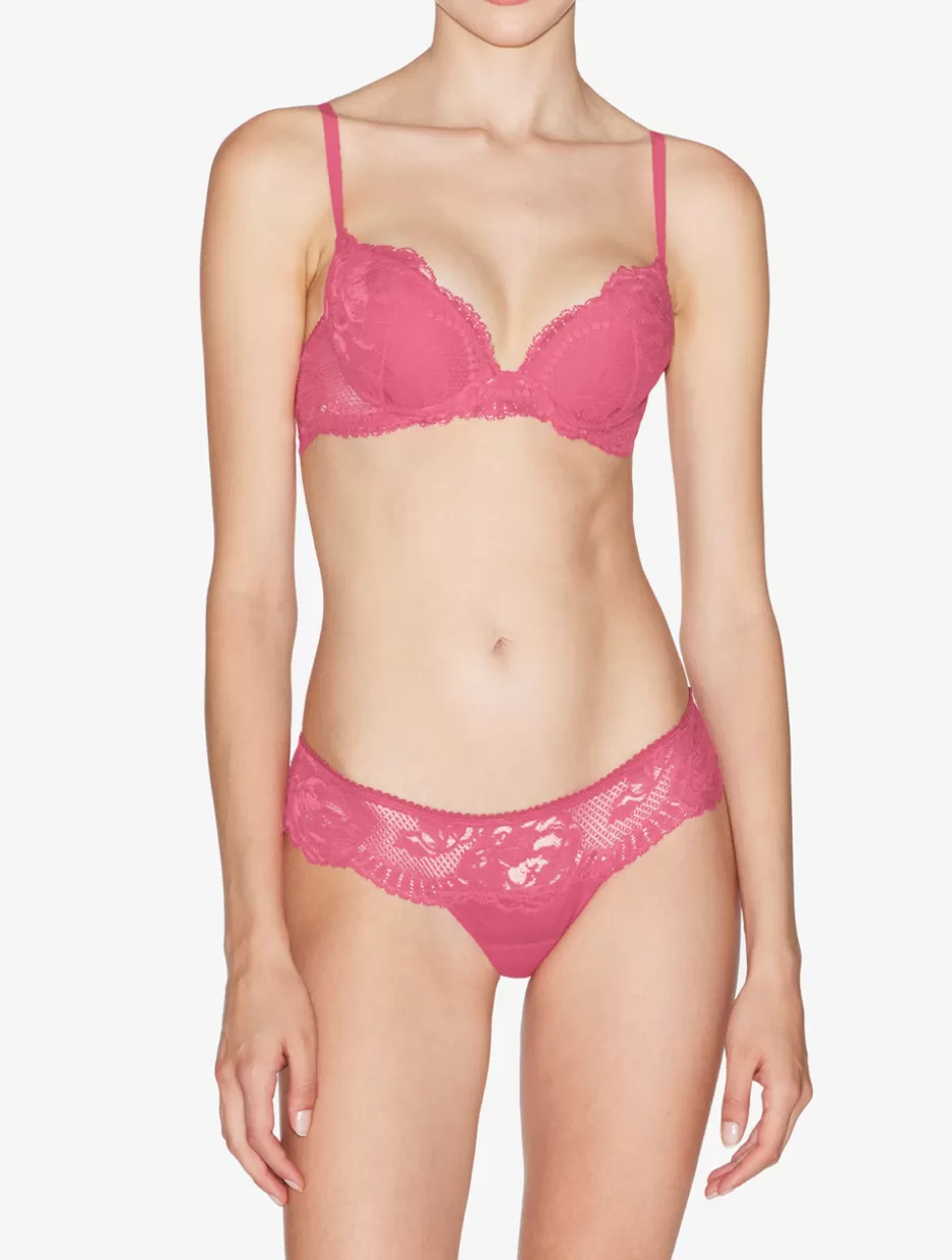 Padded | Push-Up-La Perla Wild Orchid Lace Push-up Bra Pink